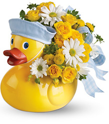 Teleflora's Ducky Delight from Gilmore's Flower Shop in East Providence, RI